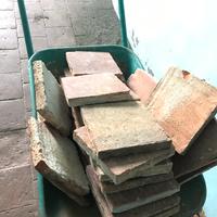 Piastrelle in cotto pulite 1,50 cadauna