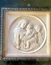 Bassorilievo madonna con bambino inizi ‘900