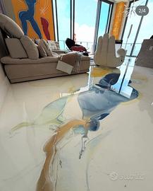 Ciao, lavoro con le resine decorative