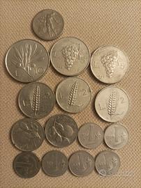 Monete Lire anni '50 e 20 Centesimi 1910