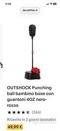 Punching ball bambino boxe con guantoni