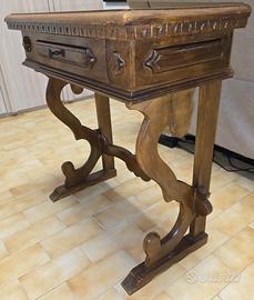 scrittoio antico legno tavolino d'epoca vintage