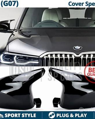 CALOTTE SPECCHIETTI per Bmw X7 G07 Nero Lucido