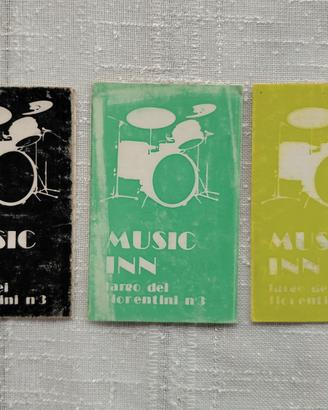 3 Tessere Vintage MUSIC INN Roma 1983 Jazz Club 