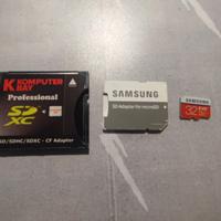 CF Adapter - Samsung SD Adapter - Samsung 32GB EVO