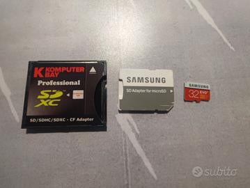 CF Adapter - Samsung SD Adapter - Samsung 32GB EVO