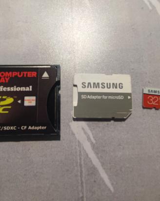 CF Adapter - Samsung SD Adapter - Samsung 32GB EVO