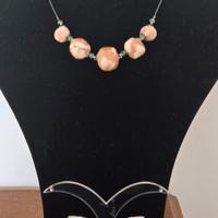 Collana e Orecchini Swarovski e Ceramica