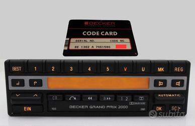 Autoradio BECKER  GRAND PRIX 2000