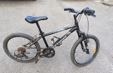 Bicicletta Nera 20" RockRider ST500 Decathlon
