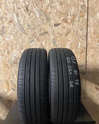 2 GOMME 195 60 16 BRIDGESTONE T001 ESTIVE