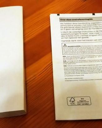 Manuale d'uso auto Ford EcoSport in lingua tedesca