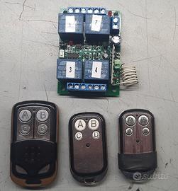 ricevente radio 433 mghz 4canali + Telecom.