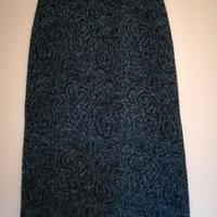 Gonna Missoni nera e azzurra