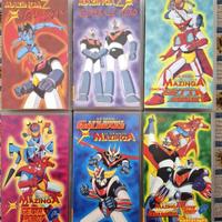 Lotto 6 Vhs Go Nagai (Mazinga, Goldrake,Jet Robot)