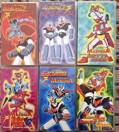 Lotto 6 Vhs Go Nagai (Mazinga, Goldrake,Jet Robot)