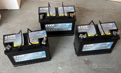 Batterie Exide premium EA1050 12v 105 ah ottime