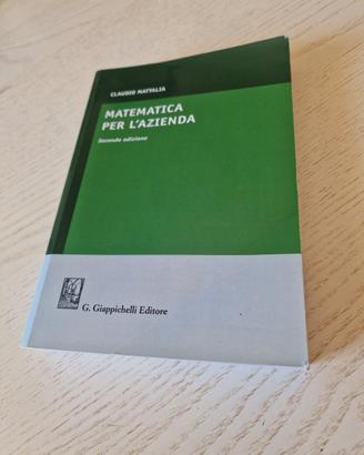 MATEMATICA PER L'AZIENDA - MATTALIA CLAUDIO