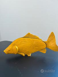 Pesce portativaglioli vintage carpa giallo