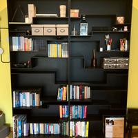 Libreria MDF Italia Random nera