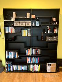 Libreria MDF Italia Random nera