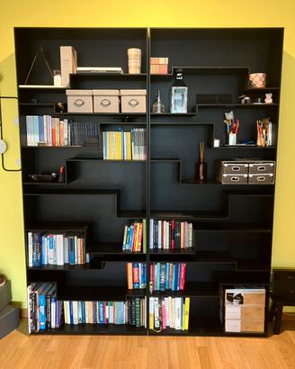 Libreria MDF Italia Random nera