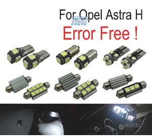 KIT 15 LAMPADE LED INTERNE PER OPEL ASTRA H OPC GT