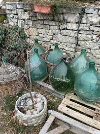 Damigiane di vetro