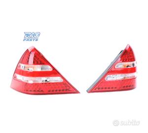 FANALI MERCEDES SLK R170 96-04 LED ROSSO CROMATO