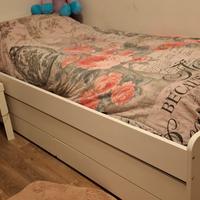 letto singolo con lettino sotto e die cassetti