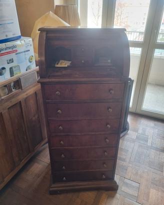 bureau legno 7 cassetti