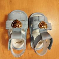 Scarpette Versace in pelle per neonata taglia 17.