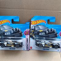 2 x Ford Escort Cosworth hot wheels