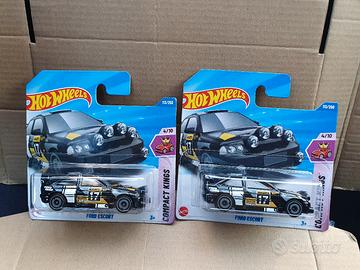 2 x Ford Escort Cosworth hot wheels