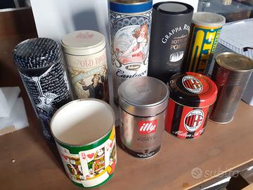 Barattoli vintage leggi annuncio 