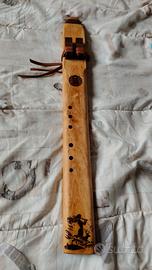 flauto nativi americani, drone flute D 