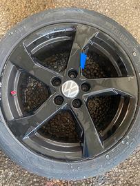 4 cerchi Volkswagen 17", 5 fori