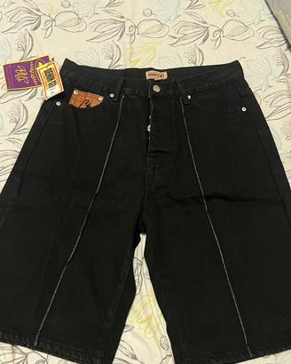 pantaloncini neri corteiz taglia M