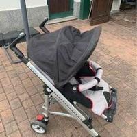 passeggino loola bebe confort nero/grigio/rosso