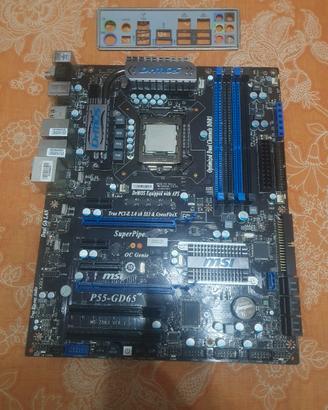 Scheda madre MSi P55-GD65 socket 1156