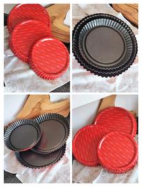 3 stampi per crostata