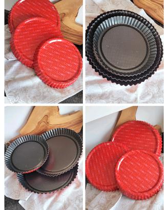 3 stampi per crostata
