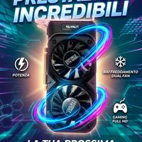 Scheda Video NVIDIA GeForce GTX1050 Ti Palit Dual