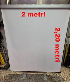 SCHERMO RETRATTILE per proiezioni - smontabile