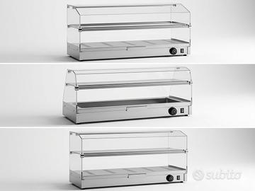 Vetrinetta Riscaldata Bar per Brioches - 80cm