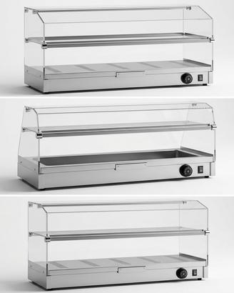 Vetrinetta Riscaldata Bar per Brioches - 80cm