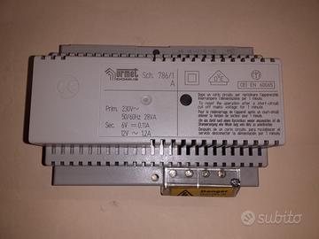 URMET SCH. 786/1A ALIMENTATORE Citofonico 28 VA