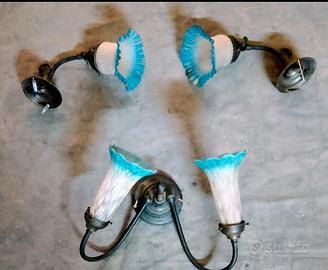 set applique da parete vintage 