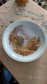 piatto 4 stagioni porcellana italiana