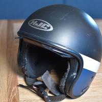 Casco HJC v30 jet stile vintage Visiera integrata